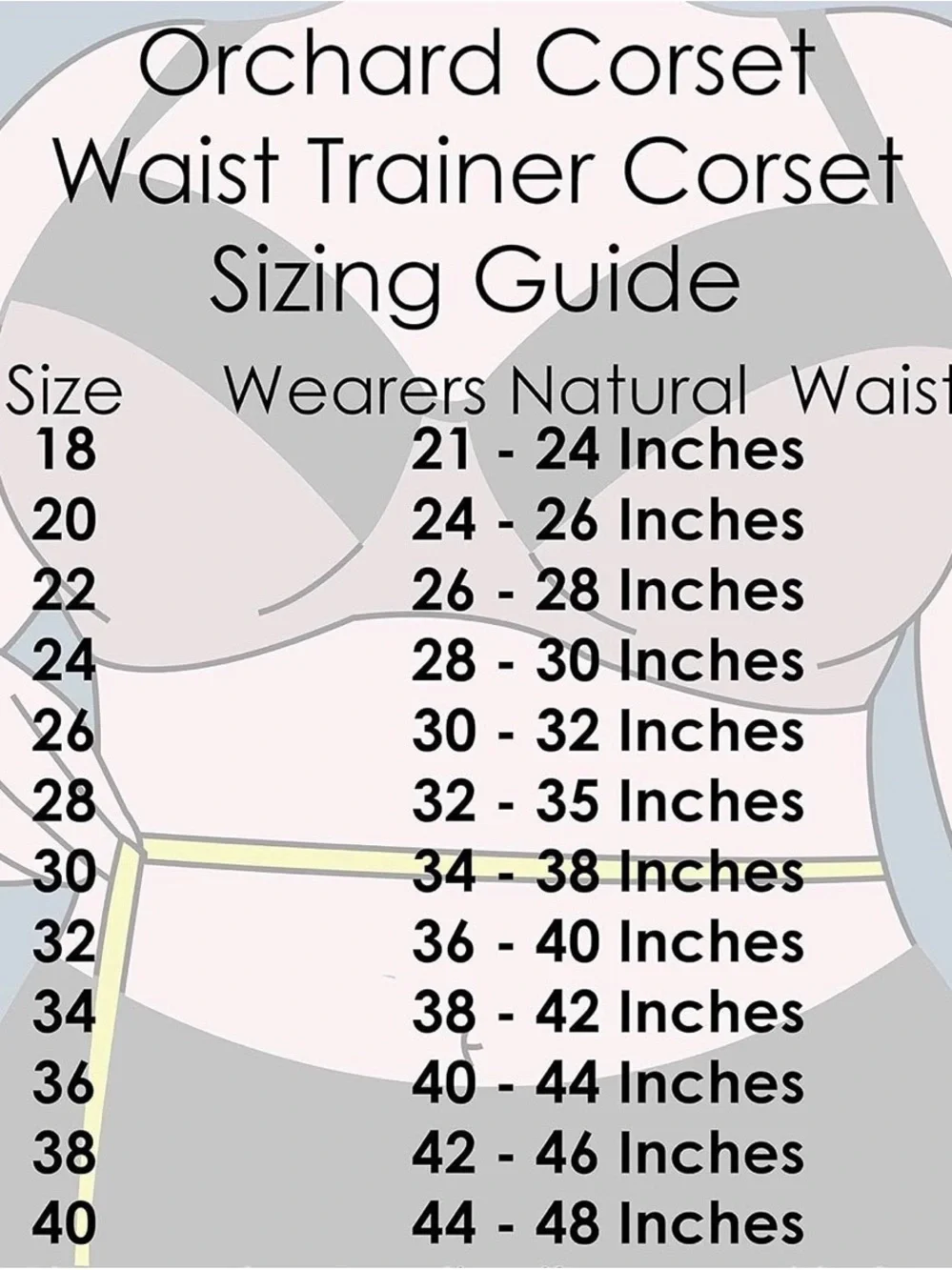 Orchard Corset CS-345 Womens Mesh Underbust Orginal Steel boned Waist Training